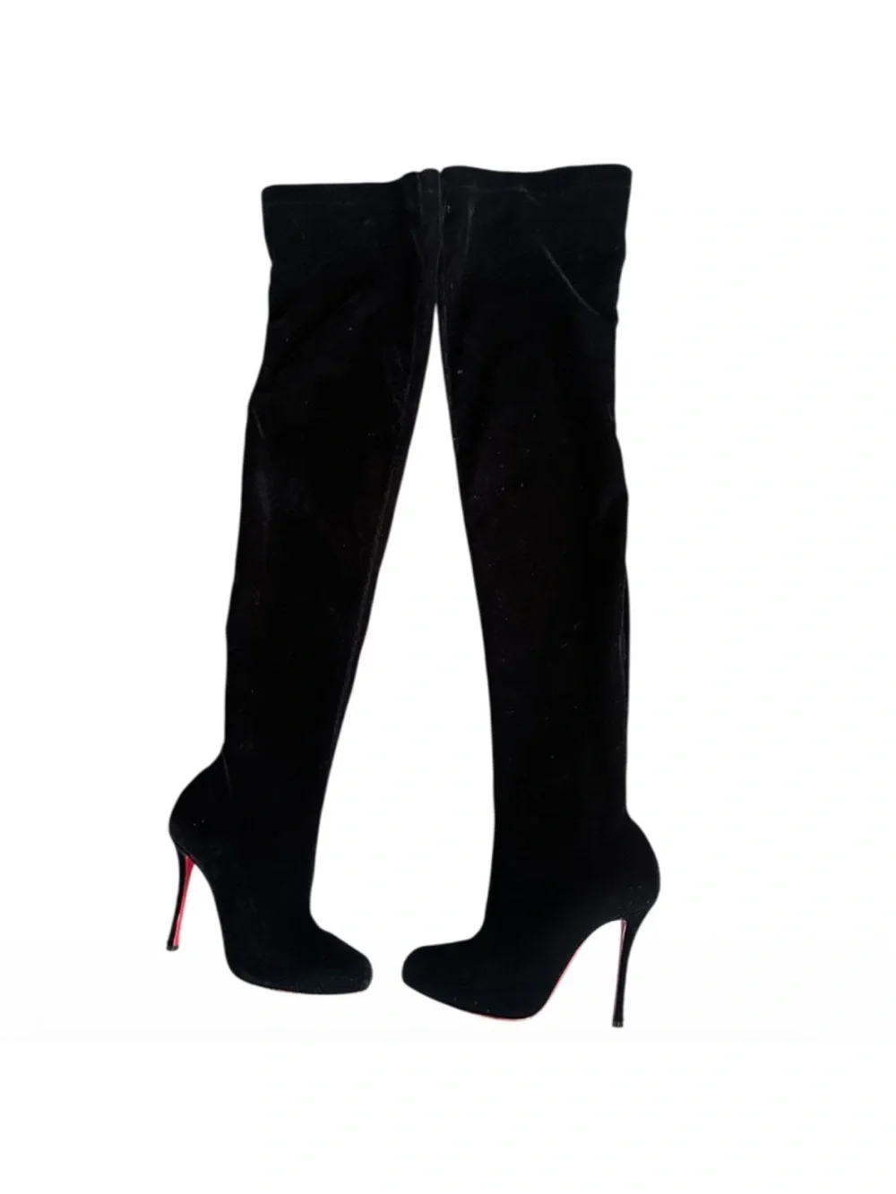 Christian Louboutin Classe over the knee velvet boots RETAIL 2,995